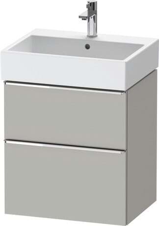 DURAVIT D-Neo skříňka pod umyvadlo, 58,4x44,2x62,5cm #DE4371010070000 - beton šedá mat
