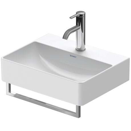 DURAVIT Držák na ručník 003122 #0031221000 - Barva 10, Chrom, Materiál: Mosaz, Počet ramen: 1, Vč. upevňovacího materiálu: Ano 399 mm