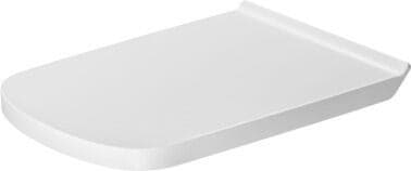 DURAVIT Sedátko pro WC Vital 006231 Design by Matteo Thun & Antonio Rodriguez #0062310000 - Barva 00, Bílá Vysoký lesk, Barva závěsů: Nerez 379 x 507 mm