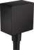 Obrázek HANSGROHE FixFit přípojka hadice Square se zpětným ventilem 26455670 černá matt
