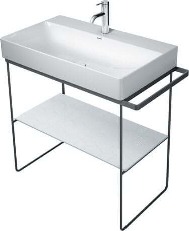 DURAVIT DuraSquare kovový podstavec pro umyvadlo, 865x451x790mm #0031114600 - černá mat