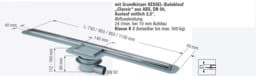 Obrázek KESSEL Linearis odtokový kanál 750 mm 40150,83
