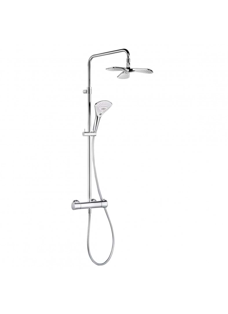 KLUDI FIZZ THERMOSTAT DUAL SHOWER SYSTEM DN 15 #6709605-00 - chrom