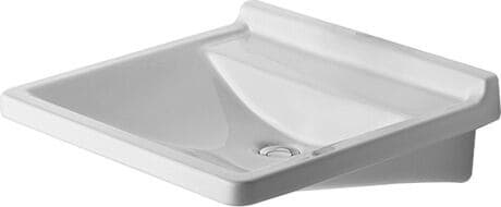DURAVIT Umyvadlo Vital Med 031260 Design by Philippe Starck #03126000001 - # Barva 00, Bílá Vysoký lesk, Počet míst pro mytí: 1 Uprostřed 600 x 545 mm
