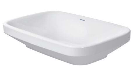 DURAVIT Umyvadlová mísa 034960 Design by Matteo Thun & Antonio Rodriguez #0349600000 - • Barva 00, Bílá Vysoký lesk, Čtvercový, Počet míst pro mytí: 1 Uprostřed, Glazovaná zadní stěna: Ne 600 x 380 mm