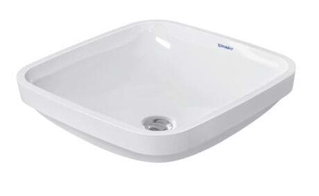 DURAVIT Vestavné umyvadlo 037337 Design by Matteo Thun & Antonio Rodriguez #03733700001 - • Barva 00, Bílá Vysoký lesk 400 x 400 mm