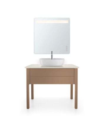 DURAVIT Luv umyvadlo na desku, 500x350mm, bez přepadu #0380500000 - bílá