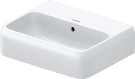 DURAVIT Umývátko 074645 Design by Studio F. A. Porsche #0746450060 - p Barva 00, Bílá Vysoký lesk, Počet míst pro mytí: 1 Uprostřed, Počet otvorů pro armaturu na jednom umyvadle: 1 Uprostřed, Přepad: Ano 450 x 350 mm