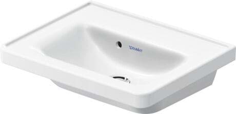 DURAVIT Umývátko 074250 Design by Bertrand Lejoly #0742500060 - p Barva 00, Počet otvorů pro armaturu na jednom umyvadle: 1 Uprostřed, Glazovaná zadní stěna: Ne 500 x 400 mm