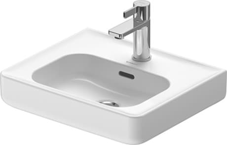 DURAVIT Umývátko 074445 Design by Philippe Starck #0744450000 - p Barva 00, Bílá Vysoký lesk, Počet míst pro mytí: 1 Uprostřed, Počet otvorů pro armaturu na jednom umyvadle: 1 Uprostřed, Přepad: Ano 450 mm
