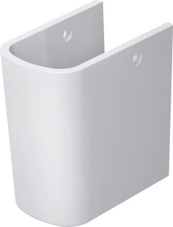 DURAVIT Polosloup 085843 Design by Bertrand Lejoly #08584300001 - Barva 00, Bílá Vysoký lesk 175 x 280 mm