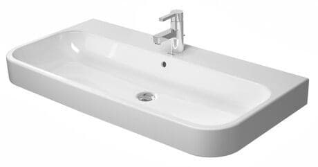 DURAVIT Umyvadlo 231810 Design by sieger design #2318100027 - p Barva 00, Bílá Vysoký lesk, Počet otvorů pro armaturu na jednom umyvadle: 1 Uprostřed 1000 x 505 mm