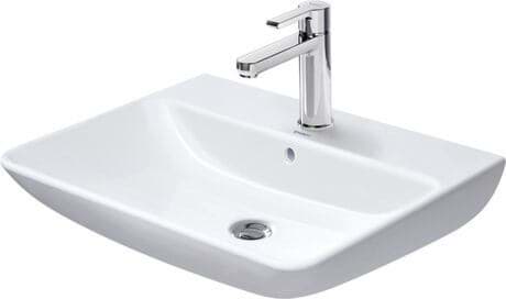 DURAVIT Umyvadlo 233565 Design by Philippe Starck #23356532001 - p Barva AA, Bílá Vysoký lesk, DuraShield, Počet míst pro mytí: 1 Uprostřed, Počet otvorů pro armaturu na jednom umyvadle: 1 Uprostřed 650 x 490 mm