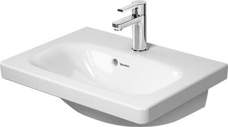 DURAVIT Umyvadlo 233755 Design by Matteo Thun & Antonio Rodriguez #2337550000 - p Barva 00, Bílá Vysoký lesk, Počet míst pro mytí: 1 Uprostřed, Počet otvorů pro armaturu na jednom umyvadle: 1 Uprostřed 550 x 400 mm