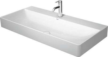 DURAVIT Umyvadlo 235310 Design by Duravit #23531000711 - p Barva 00, Bílá Vysoký lesk, Počet míst pro mytí: 1 Uprostřed, Počet otvorů pro armaturu na jednom umyvadle: 1 Uprostřed 1000 x 470 mm