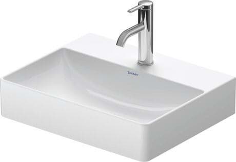 DURAVIT DuraSquare umyvadlo na desku, 50x40cm, DuraCeram #2356500071 - bílá