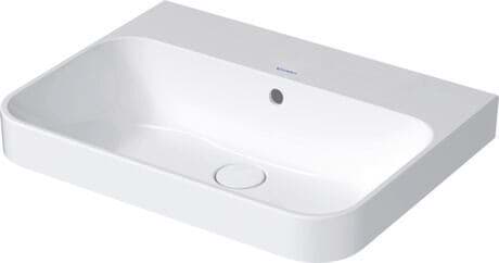 DURAVIT Umyvadlová mísa 236060 Design by sieger design #2360600060 - p Barva 00, Bílá Vysoký lesk, Počet míst pro mytí: 1 Uprostřed, Počet otvorů pro armaturu na jednom umyvadle: 1 Uprostřed 600 x 460 mm