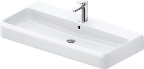 DURAVIT Umyvadlo 238210 Design by Studio F. A. Porsche #2382102028 - p Barva 00, Bílá Vysoký lesk, Počet míst pro mytí: 1 Uprostřed, Počet otvorů pro armaturu na jednom umyvadle: 1 Uprostřed 1000 x 470 mm