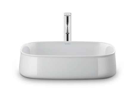 DURAVIT Zencha umyvadlo na desku 55x39cm, DuraCeram #2373550079 - bílá
