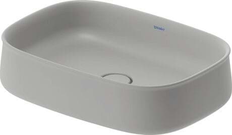 DURAVIT Umyvadlová mísa 237355 Design by Sebastian Herkner #2373556779 - • Barva 00, Bílá Vysoký lesk 550 x 390 mm