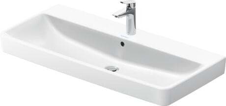 DURAVIT Umyvadlo 237510 Design by Duravit #23751000002 - p Barva 00, Bílá Vysoký lesk, Počet míst pro mytí: 1 Uprostřed, Počet otvorů pro armaturu na jednom umyvadle: 1 Uprostřed, Přepad: Ano 1000 x 460 mm