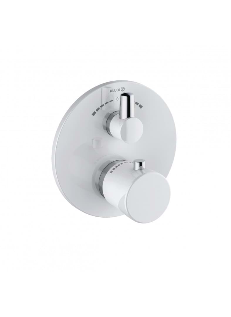KLUDI BALANCE podomítková vanová/sprchová termostatická baterie #528109175 - white/chromee