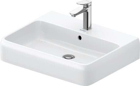 DURAVIT Umyvadlo 238260 Design by Studio F. A. Porsche #2382602000 - p Barva 00, Bílá Vysoký lesk, Počet otvorů pro armaturu na jednom umyvadle: 1 Uprostřed 600 x 470 mm