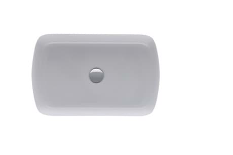 DURAVIT Umyvadlová mísa 238460 Design by Studio F. A. Porsche #2384600079 - • Barva 00, Bílá Vysoký lesk, Počet míst pro mytí: 1 Uprostřed, Přepad: Ne, Broušené 600 x 400 mm