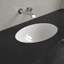 Obrázek VILLEROY BOCH Podomítkové umyvadlo Loop & Friends, 485 x 325 x 215 mm, bílé Alpine CeramicPlus, bez přepadu #616121R1
