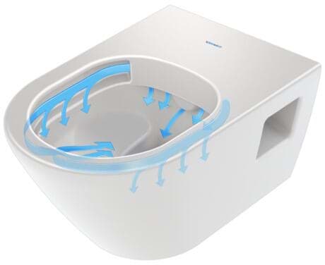 DURAVIT D-Neo závěsné WC, Rimless, HygieneGlaze #2578092000 - bílá