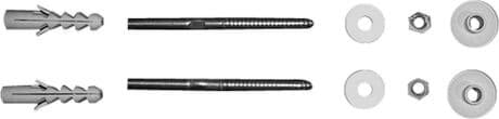 DURAVIT Upevnění 695100 #6951000000 - Barva 00, Standardní zboží Umyvadla Ø 10 mm