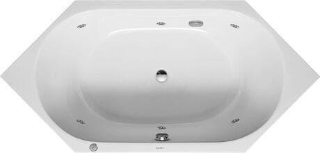 DURAVIT Vestavná vířívá vana 760138 Design by sieger design #760138000JP1000 - Barva 00, Jet Project, 50 Hz, Druh ochrany: IPX5 1900 x 900 mm