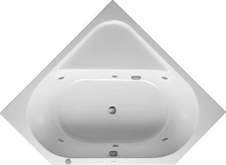 DURAVIT Vestavná vířívá vana 760137 Design by sieger design #760137000JP1000 - Barva 00, Jet Project, 50 Hz, Druh ochrany: IPX5 1400 x 1400 mm