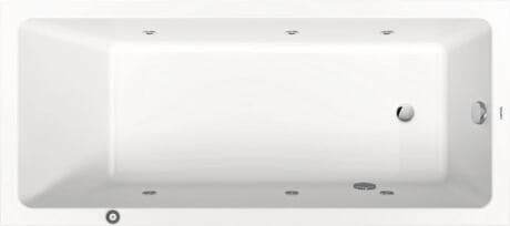 DURAVIT Vestavná vířívá vana 760491 Design by Duravit #760491000JP1000 - Barva 00, Jet Project, 50 Hz, Druh ochrany: IPX5 1800 x 800 mm