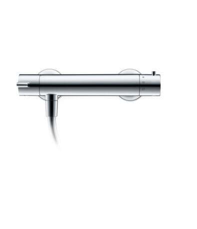 DURAVIT Sprchový termostat nástěnný B24220000 Design by Duravit #B24220000010 - Barva 10, Druh připojení: S-přípojení, 1/2", Rozchod: 150 mm ± 20 mm, Tlak vody (3 bar): 15,5 l/min 260 x 113.5 mm