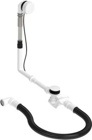 DURAVIT Odpadní a přetoková armatura s přítokem 792219 #792219000000000 - Barva 00, Bílá 400 mm