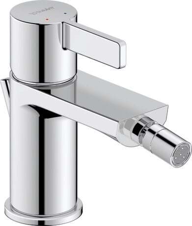 DURAVIT Páková bidetová baterie DE2400001 Design by Bertrand Lejoly #DE2400001010 - Barva 10, Druh připojení: Flexi připojovací hadice, 3/8", Tlak vody (3 bar): 5,5 l/min 50 x 150 mm