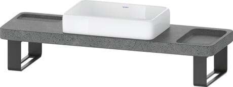 DURAVIT Umyvadlová mísa s deskou a nosičem desky D48009 Design by Studio F. A. Porsche #D4800900 - Barva 00 1400 x 450 mm