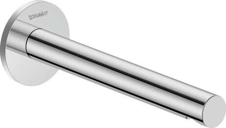 DURAVIT Vanový výtok CE5240010 Design by Duravit #CE5240010010 - Barva 10, Chrom, Hrdlo: 200 mm, Tlak vody (3 bar): 17 l/min 65 x 217 mm