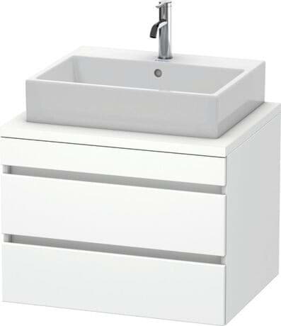 DURAVIT Skříňka pod umyvadlo pod desku závěsná DS5316 Design by Matteo Thun & Antonio Rodriguez #DS531601818 - Barva M07, Beton šedá Matná Dekor 700 x 548 mm
