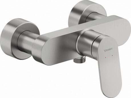 DURAVIT Páková sprchová baterie nástěnná WA4230000 Design by Duravit #WA4230000070 - Barva 04, Bronz kartáčovaná, Rozchod: 150 mm ± 15 mm, Tlak vody (3 bar): 24 l/min, Třída hluku: II 216 x 165 mm