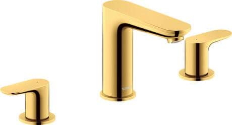 DURAVIT Tříotvorová umyvadlová baterie WA1060005 Design by Duravit #WA1060005034 - Barva 04, Bronz kartáčovaná, 3/8", Tlak vody (3 bar): 4,5 l/min, Třída hluku: I 326 x 176 mm