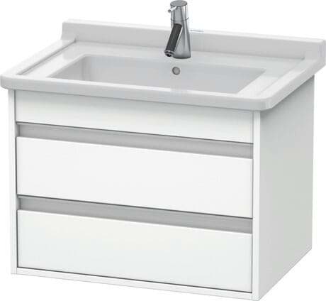 DURAVIT Závěsná skříňka pod umyvadlo KT6643 Design by Christian Werner #KT664301818 - Barva M07, Beton šedá Matná Dekor 650 x 455 mm