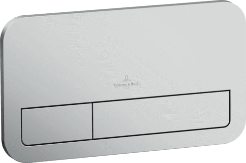 Obrázek VILLEROY BOCH Instalační systémy ViConnect WC ovládací deska 200S, 2-splachovací, matný chrom #92249069