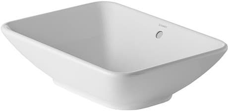 DURAVIT Umyvadlová mísa Bacino 033452 #0334520000 - Barva AA, Bílá Vysoký lesk, DuraShield 550 x 420 mm