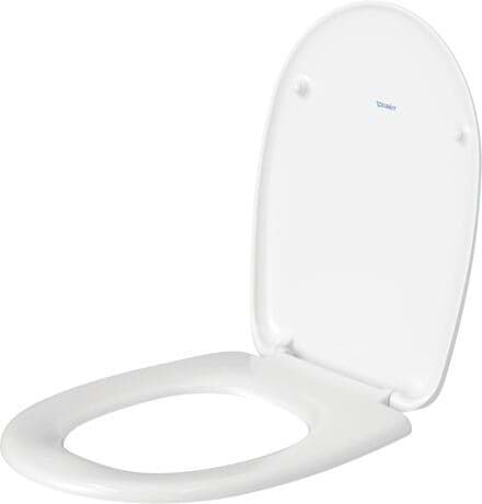 DURAVIT Sedátko pro WC 006630 #0066304100 - Barva 00, Bílá Vysoký lesk, Barva závěsů: Bílá 360 x 443 mm