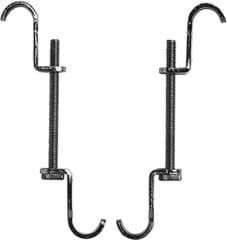 DURAVIT Upevnění pro polosloup 005504 #0055040000 - Barva 00, Materiál: Ocel, Povrchová úprava: Pozinkovaný 84 mm