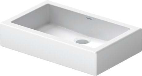 DURAVIT Umyvadlová mísa 045560 Design by Duravit #04556000001 - • Barva 00, Bílá Vysoký lesk, Počet míst pro mytí: 1 Uprostřed 600 x 380 mm
