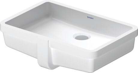 DURAVIT Vestavné umyvadlo 033048 Design by Duravit #0330480000 - • Barva 00, Bílá Vysoký lesk 485 x 315 mm