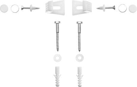 DURAVIT Upevnění 006702 #0067021000 - Barva 10, Materiál: Zinková litina, Povrchová úprava: Pozinkovaný 45 mm